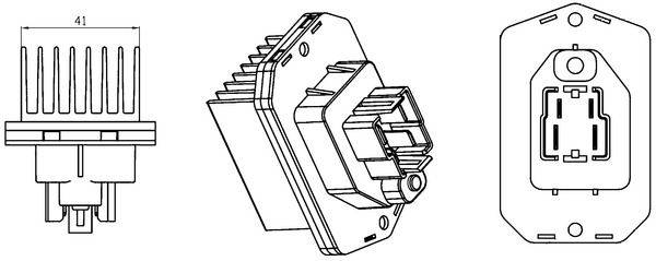 Mahle ABR76000S Regler, Innenraumgebläse