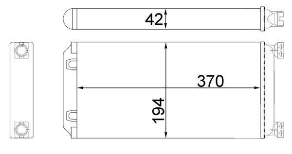 Mahle AH130000S Wärmetauscher, Innenraumheizung