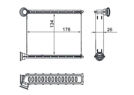 Mahle AH272000S Wärmetauscher, Innenraumheizung