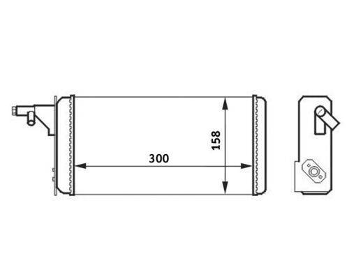 Mahle AH40000S Wärmetauscher, Innenraumheizung