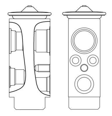 Mahle AVE8000S Expansionsventil, Klimaanlage