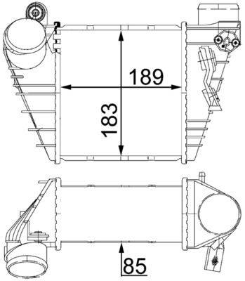 Mahle CI22000S Ladeluftkühler