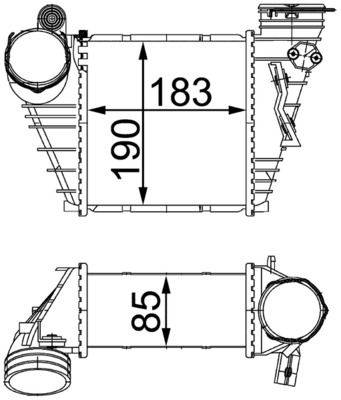 Mahle CI299000S Ladeluftkühler