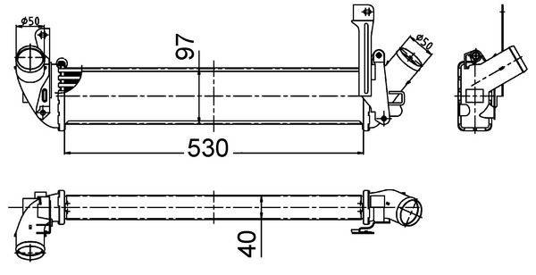 Mahle CI506000S Ladeluftkühler