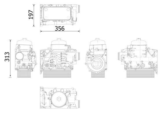 Mahle CLC303000S Ölkühler, Motoröl