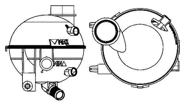 Mahle CRT18000S Ausgleichsbehälter, Kühlmittel