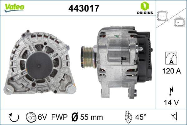 Valeo 443017 Generator
