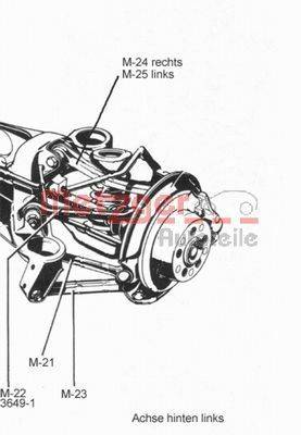 Metzger 53033919 Stange/Strebe, Radaufhängung