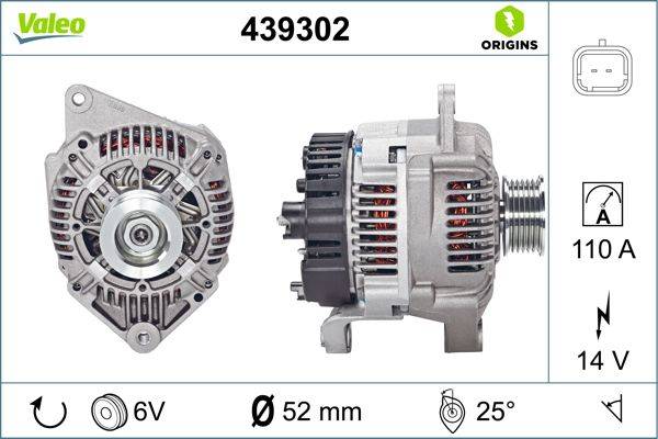 Valeo 439302 Generator