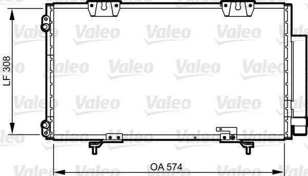 Valeo 817802 Kondensator, Klimaanlage