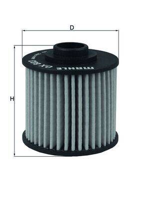 Mahle OX803 Ölfilter