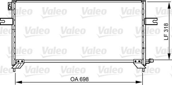 Valeo 814304 Kondensator, Klimaanlage