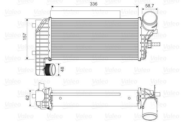Valeo 818604 Ladeluftkühler