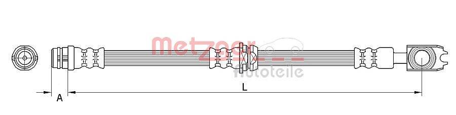Metzger 4116205 Bremsschlauch