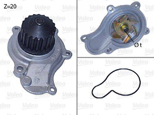 Valeo 506605 Wasserpumpe, Motorkühlung