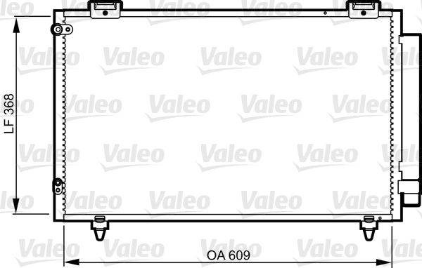 Valeo 817805 Kondensator, Klimaanlage
