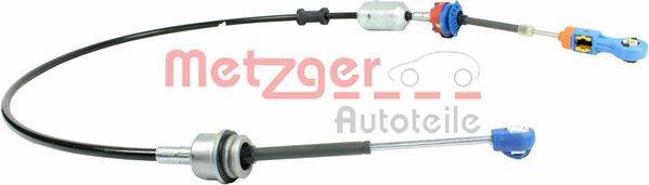 Metzger 3150107 Seilzug, Schaltgetriebe