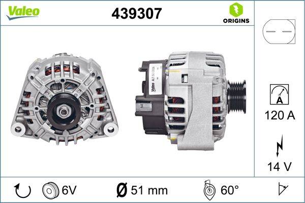 Valeo 439307 Generator