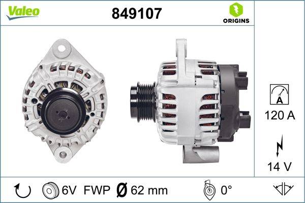 Valeo 849107 Generator