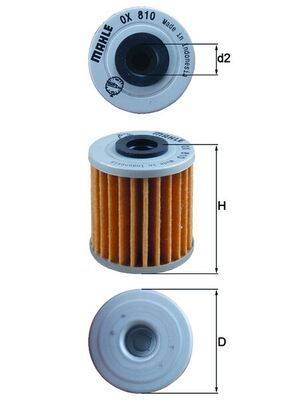 Mahle OX810 Ölfilter