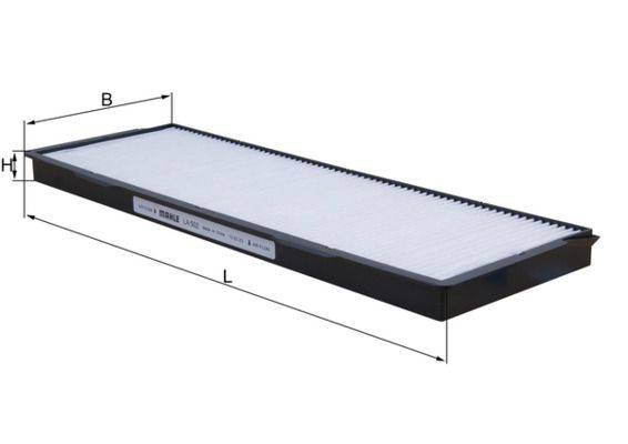 Mahle LA502 Filter, Innenraumluft