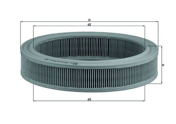 Mahle LX202 Luftfilter