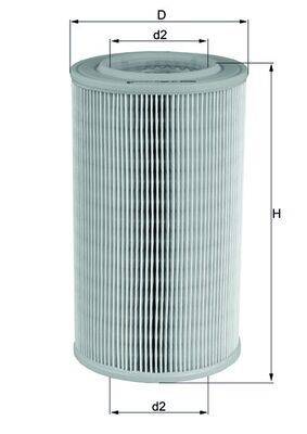 Mahle LX803 Luftfilter