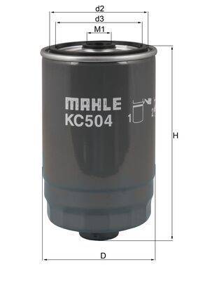 Mahle KC504 Kraftstofffilter