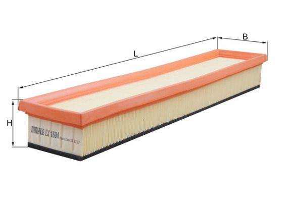 Mahle LX1604 Luftfilter