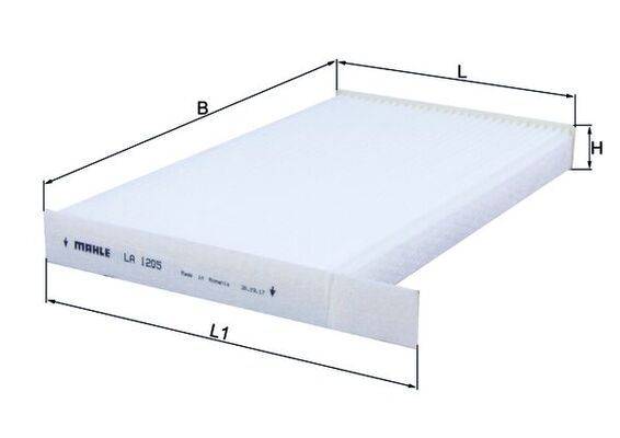 Mahle LA1205 Filter, Innenraumluft