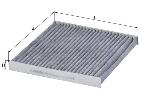Mahle LAK107 Filter, Innenraumluft