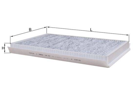 Mahle LAK307 Filter, Innenraumluft