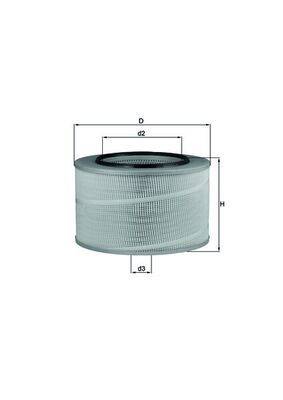 Mahle LX507 Luftfilter