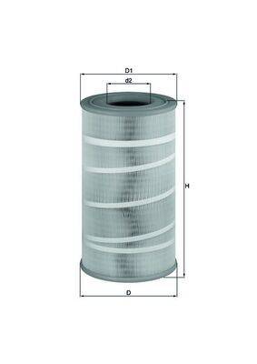 Mahle LX7210/7 Luftfilter