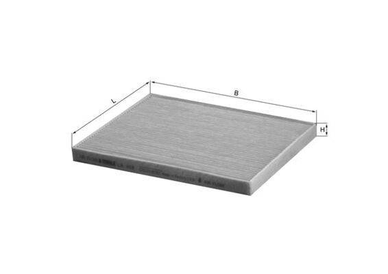 Mahle LA408 Filter, Innenraumluft