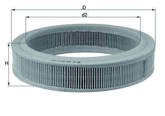 Mahle LX108 Luftfilter