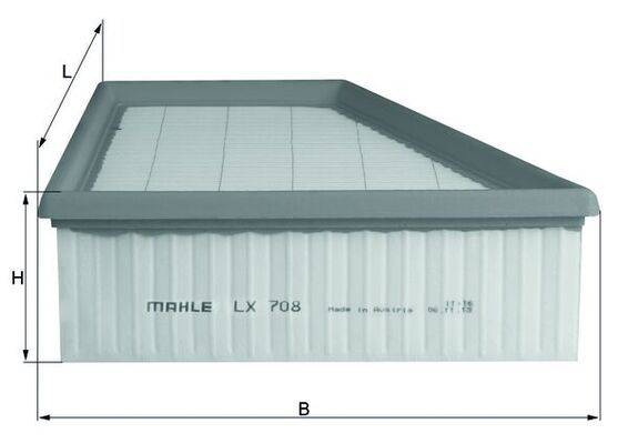 Mahle LX708 Luftfilter