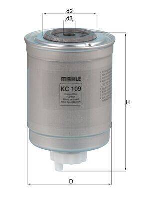Mahle KC109 Kraftstofffilter