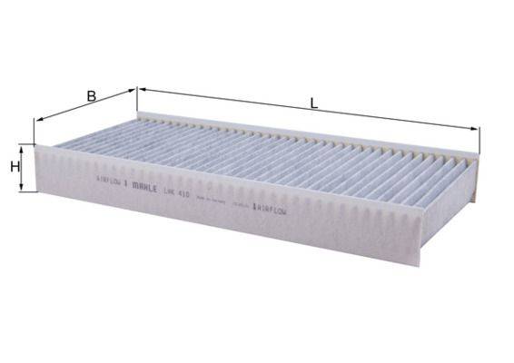Mahle LAK410 Filter, Innenraumluft