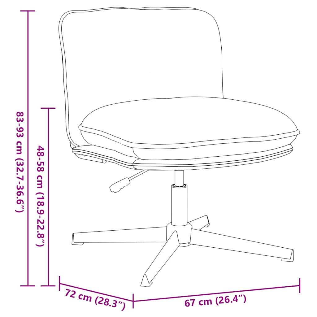 vidaXL Bürodrehstuhl Hellgrauer Gelockter wollähnlicher Stoff