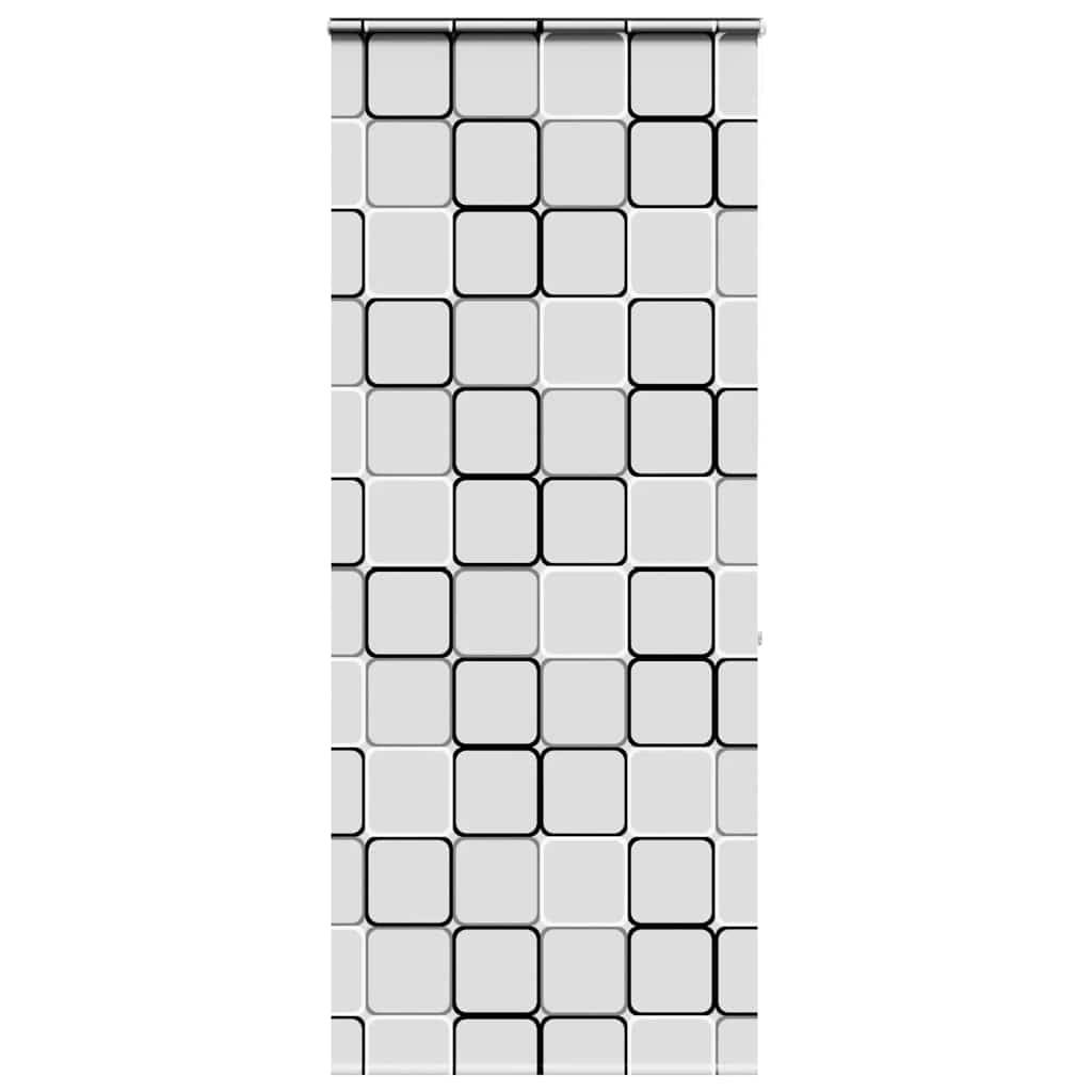 vidaXL Duschrollo mit Kassette 110x240 cm Stoffbreite 106 cm