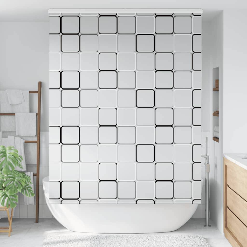 vidaXL Duschrollo mit Kassette 150x240 cm Stoffbreite 146 cm