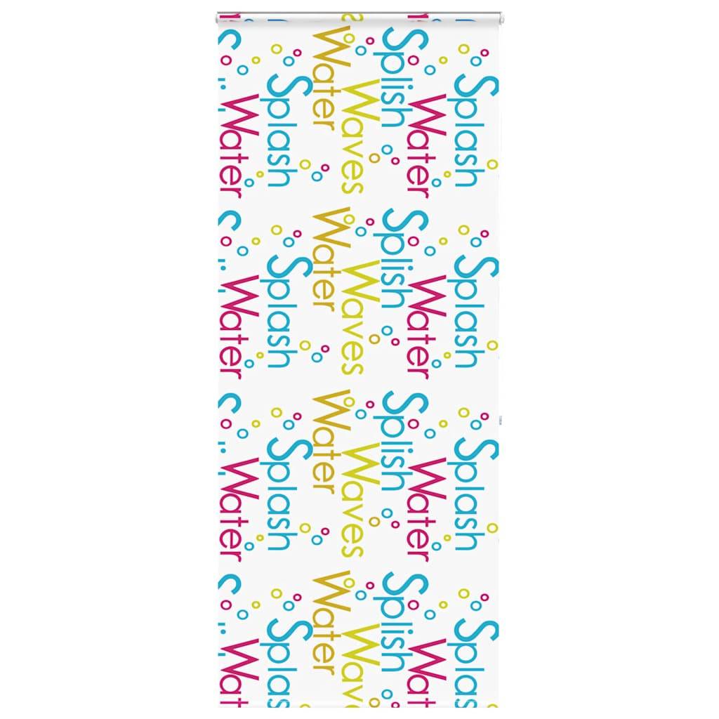 vidaXL Duschrollo mit Kassette 110x240 cm Stoffbreite 106 cm