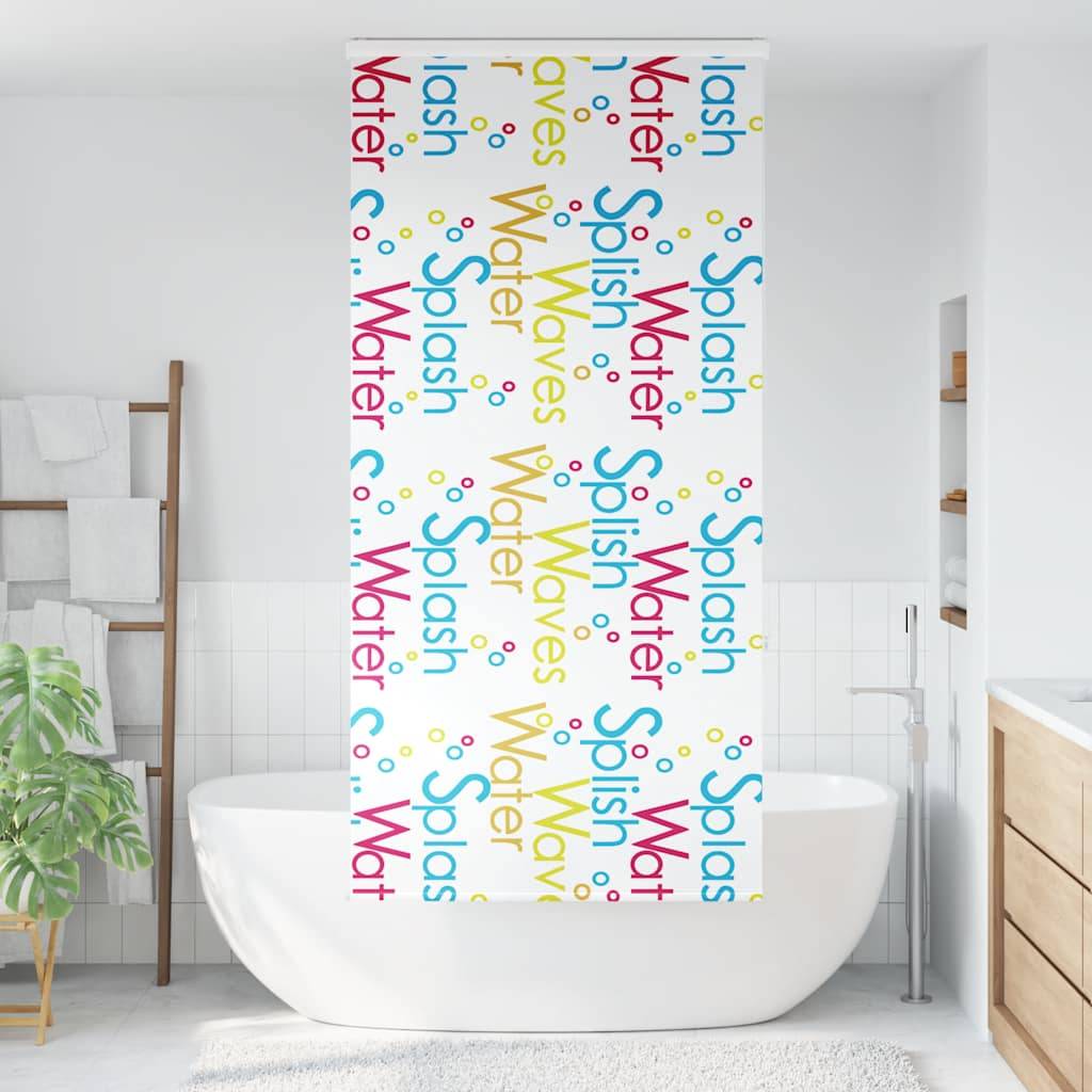 vidaXL Duschrollo mit Kassette 90x240 cm Stoffbreite 86 cm