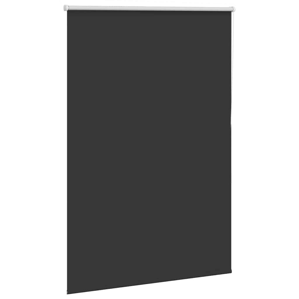 vidaXL Verdunkelungsrollo Schwarz 100x150 cm Stoffbreite 95,7 cm