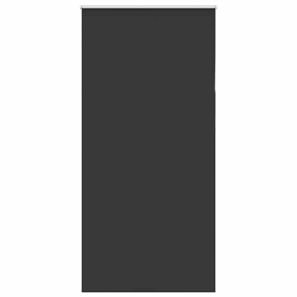 vidaXL Verdunkelungsrollo Schwarz 115x210 cm Stoffbreite 110,7 cm