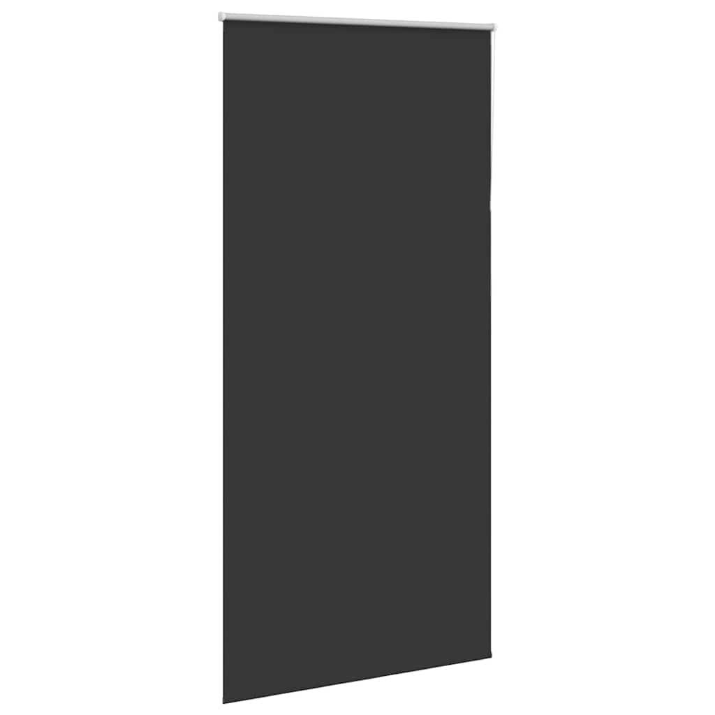 vidaXL Verdunkelungsrollo Schwarz 105x210 cm Stoffbreite 100,7 cm