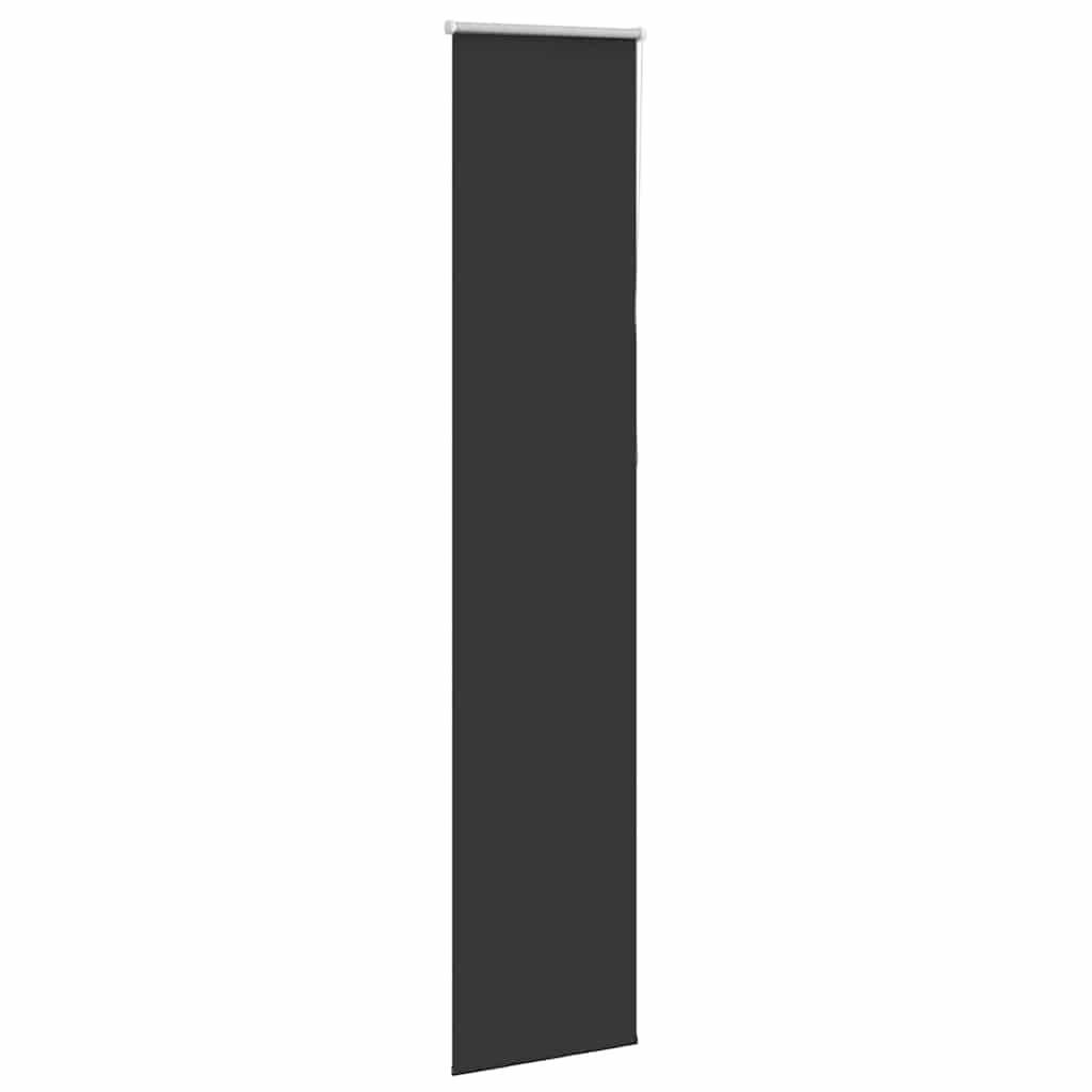 vidaXL Verdunkelungsrollo Schwarz 60x230 cm Stoffbreite 55,7 cm
