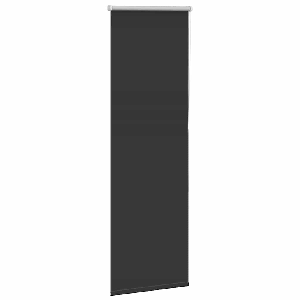 vidaXL Verdunkelungsrollo Schwarz 60x130 cm Stoffbreite 55,7 cm