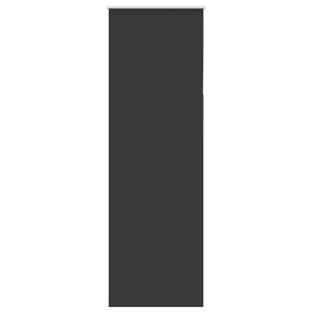 vidaXL Verdunkelungsrollo Schwarz 85x230 cm Stoffbreite 80,7 cm